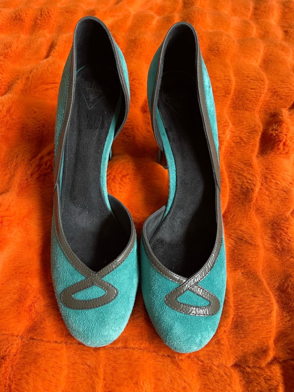 John Fluevog miracles cana turquoise shoes - Picture 2 of 14